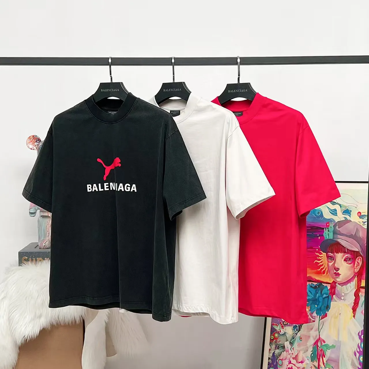 # 25SS ✘puma # BALENCI*GA # 260g * 1 1 + os Same Style！！ ：3272# Sizes：xs-L ： 3 （ . . .）